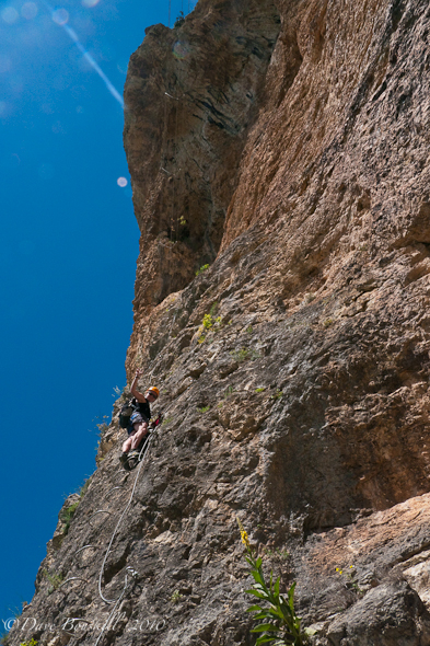 Via Ferrata-Haute Provence-Deb Tackling Via Ferrata-Haute Provence-Deb Tackling